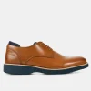 Clearance ZAPATO DERBY PIEL MIEL Hombre Casual