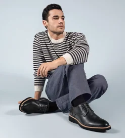 Sale ZAPATO DERBY PIEL NEGRO Hombre Casual
