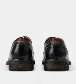 Clearance ZAPATO DERBY PIEL PREMIUM NEGRO Hombre Casual